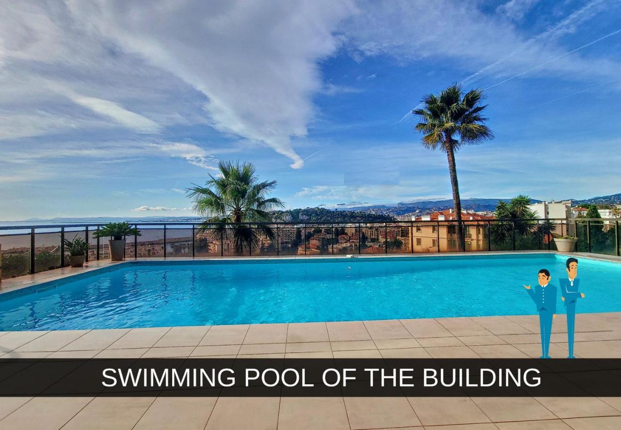 Nestor&jeeves - Hublot Terrasse - Sea View - Swimming Pool Nice